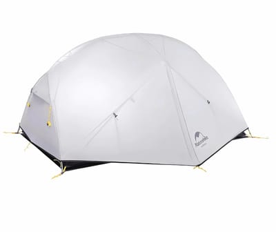 Naturehike® Mongar 2 - 2 persoons tent - Lichtgewicht tent - Incl. grondzeil - 20D 4000MM - Outdoor - Waterdicht - Hiking & Wandelen - Kampeertent - koepeltent - Trekkerstent