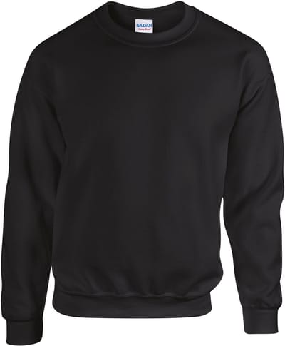 Gildan - Heavy Blend Unisex Sweater - Black maat XXL