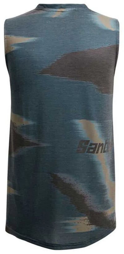 Santini Watt Indoor Tech T-shirt Met Korte Mouwen Groen S Man
