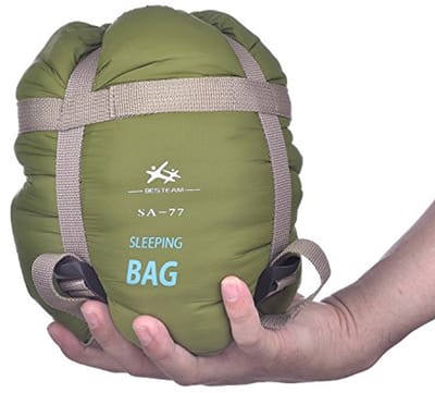Ultralichte rechthoekige slaapzak voor warm weer - 75 inch, ideaal voor outdoor, kamperen, backpacken en wandelen