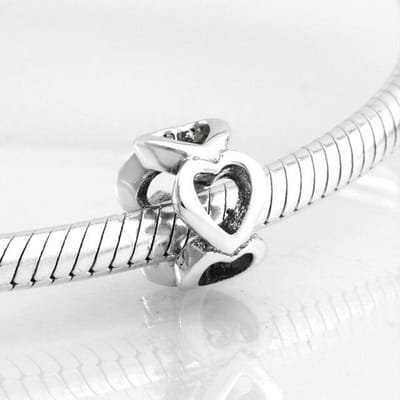 Perles rondes en argent sterling 925 avec zircones cubiques en émail pour bracelet à breloques original, fabrication de bijoux white