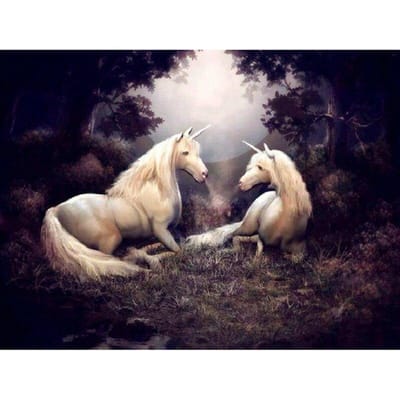Diamant broderie cheval complet rond point de croix bricolage diamant peinture diamant mosaïque strass 20X30CM gray