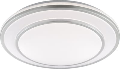 Brilliant Luciano - Plafondlamp - Ø 39 cm - LED 10W - 4000K - Zilver/Wit