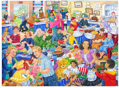 House of Puzzles legpuzzel Jumble Sale 500 XL stukjes nostalgie.