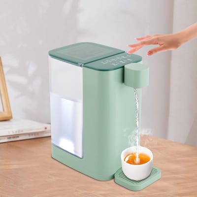 Heetwater Dispenser - Direct Heet Water - Snel Drankjes Maken - Vijf Temperatuurstanden - 3 Liter Tank - Groen