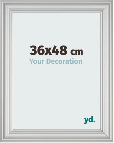 Your Decoration - Fotolijst 36x48 cm - MDF - Zilver Mat - Lazio