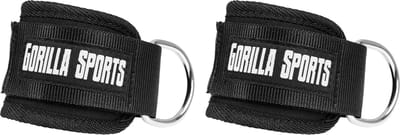 Gorilla Sports Set Ankle Strap Gym - Enkelband - Kickbacks - Enkel strap - 2 Stuks