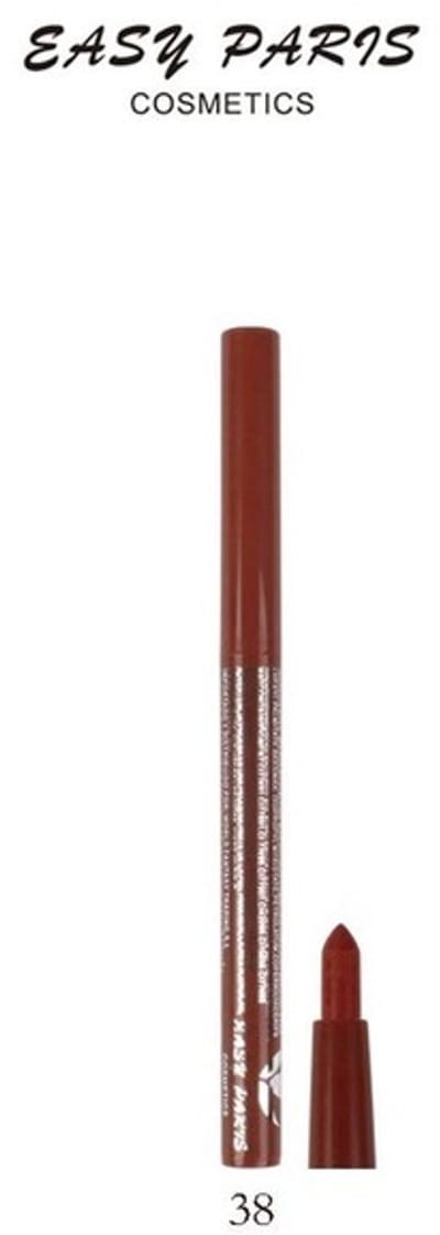 Easy Paris Cosmetics - Caramel Bruin - Chocolade Melk Bruin - Oogpotlood & Lippotlood draaibaar / Automatic Eyeliner & Lipliner Pencil - Waterproof - Nummer 38 Chocolat Milk - 1 stuks
