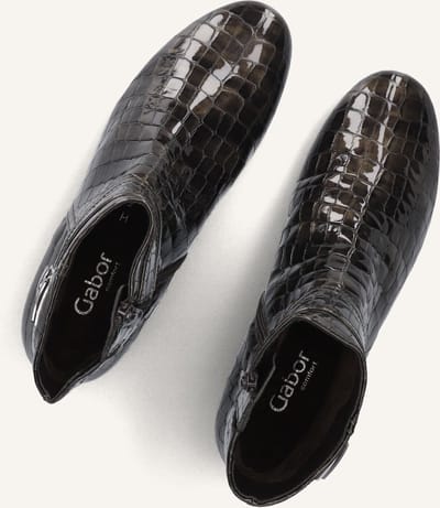 Gabor 712 Enkellaarsjes - Enkelboots met rits - Dames - Bronskleurig - Maat 38