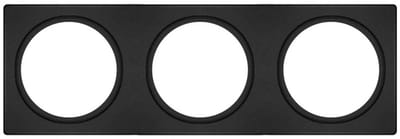Ledvance Onderdeel | spot frame d68 100x300 3x d68 bk