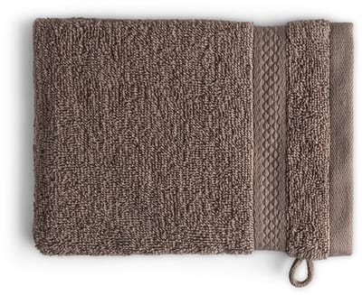 DoubleDry Hotel Washandjes 16 x 21 cm – Set van 6 – 100% Katoen 500 g/m2 – Zacht & Absorberend - Nougat