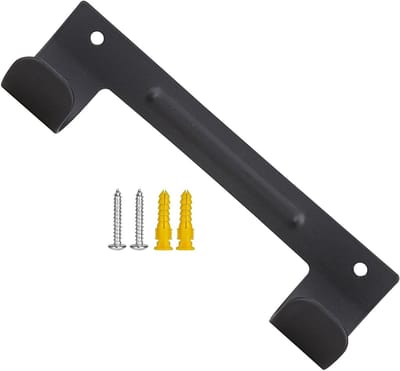 Strijkplank Houder - Wandrek Organizer - Ruimte Besparen - Eenvoudige Installatie - 153 cm - Zwart