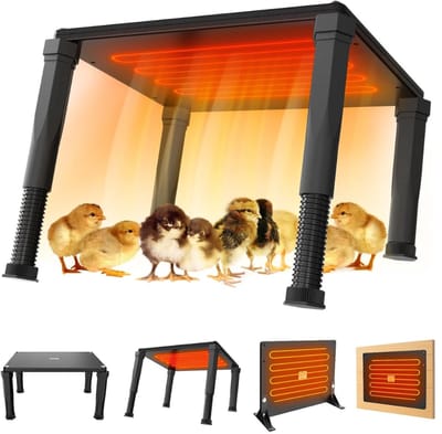HEZIVO® Warmteplaat Kuikens - Kuikenwamte - Voor in Kippenhok - Warmtelamp - 140 W
