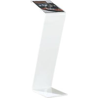 Infostandaard -  plexiglas - B 220 x D 300 x H 850 mm - wit