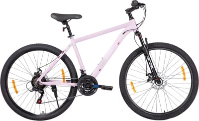 Mountainbike – Voor heren en dames – Hardtail, 21 versnellingen, schijfremmen – 66 cm / 70 cm wielen, paars, aluminium frame