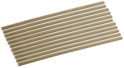 Set van 500 bruine papieren rietjes 21 cm Fackelmann Nature