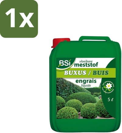 BSI – Buxus Vloeibare Meststof – Gezonde Groei & Diepgroene Bladeren – 5 L - 1 stuk