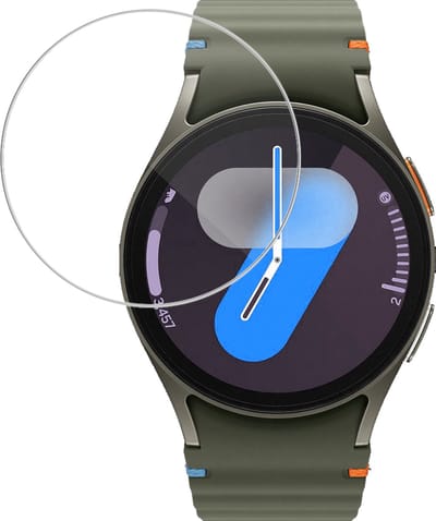 Screenprotector - Geschikt voor Samsung Galaxy Watch 7 (40 mm) - Sterk & Shockproof - Tempered Glass - Gehard Glas - Beschermglas Screen Cover - Bescherm Protector voor Smartwatch