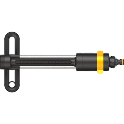 Fiskars Solid Serie - Zwenksproeier - 285 m² - Stevige Metalen Basis - Roestvrijstalen Filter