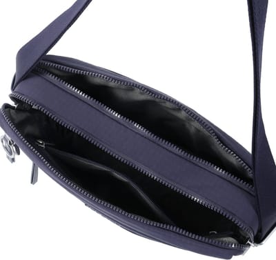 Hedgren MORI – A4 Crossbody 13 inch – 2 compartimenten – Smart Sleeve – Gerecycled waterafstotend materiaal – RFID – Peacoat Blue
