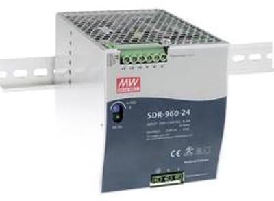 Mean Well SDR-960-48 DIN-rail netvoeding 48 V/DC 20 A 960 W Aantal uitgangen: 1 x Inhoud: 1 stuk(s)