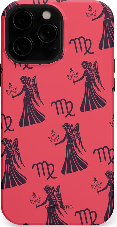Casetastic Hoesje Geschikt voor Apple iPhone 13 Pro Max Magsafe - Stijlvolle Beschermende Duo-layer Case - Zodiak maagd