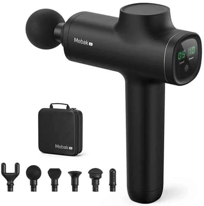 Mila Shop Massage Gun Professioneel PRO - Massage Pistool - Inclusief Koffer en 5 Opzetstukken - Krachtig en Draadloos - Sport en Relax Massage Apparaat