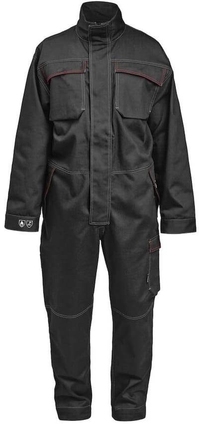 Jobman 4037 Overall Flame Retardant 65403714 - Zwart - L