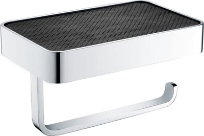 Luzzo® Piazzo Messing Toiletrolhouder met planchet - wc rolhouder