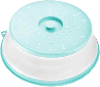Opvouwbare Magnetronhoes - Magnetron Deksel - Voedsel Opwarmen - Ventilatiegaten - 285 x 275 cm - Blauw