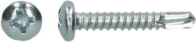 Zelfborende Schroef Verzinkt - Half Bolkop 4,2 x 25 mm - 20 Stuks | Duurzame Bevestigingsoplossing voor Diverse Toepassingen