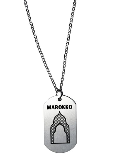 Akyol - marokko ketting - Piloot - toeristen - marokko cadeau - beste land - leuk cadeau voor je vriend om te geven