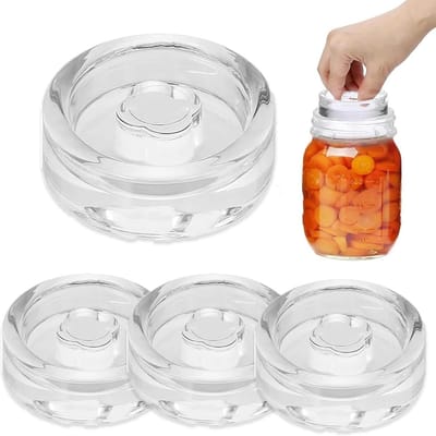 Dailygoods - Fermentatie Gewichten voor Kimchi en Groenten, 4 Stuks