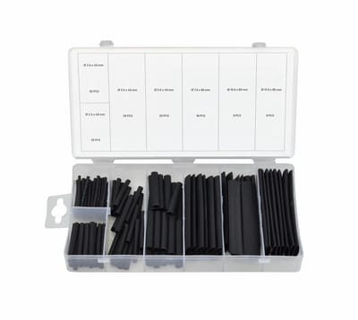 Awtools AW18310 - Warmtekrimpende Hoezen - 127 Stuks - Poliolefina - Duurzame Isolatie