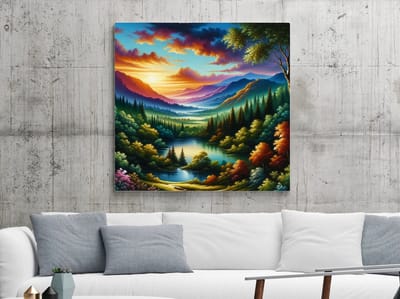 Kunstprint | Wanddecoratie | Dibond | 20 × 20 cm