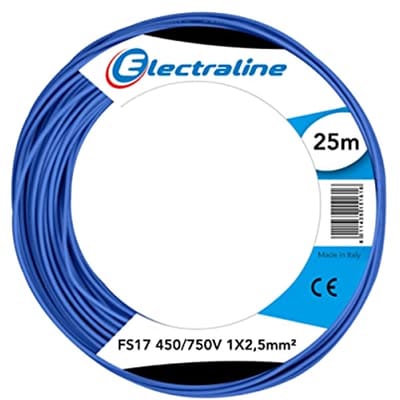 Aderkabel FS17 - 1 x 2,5 mm² - Blauw - 25 m