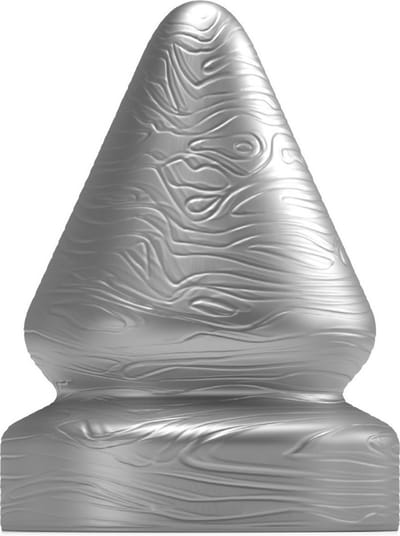 Stretch'r - Sirup - XXL Buttplug - Gun Metal Zilver XL