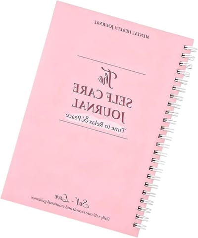 Wellness Journal - Dagboek Reflectie - Persoonlijke Groei - Begeleide Oefeningen - 22 x 15 x 25 cm - Roze