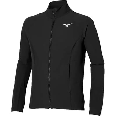 Mizuno Frontier Shadow Jas Zwart XL Man
