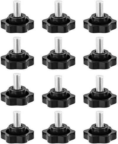 Sterschroef 12 stuks - Kartelschroef - Stergreep - Handgreep - Klemknop - Robuust, slagvast, duurzaam