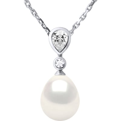 Halsketting Sieraden - Echte Gecultiveerde Zoetwaterparel Parel 8-9 mm