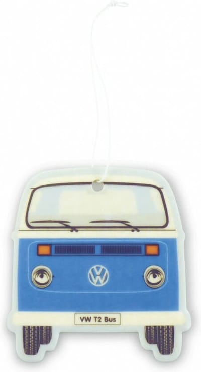BRISA VW Collection - Volkswagen luchtverfrisser, geurdispenser, geurboom voor auto/voertuig met VW T2 Bulli Bus front motief (Sportief en fris)