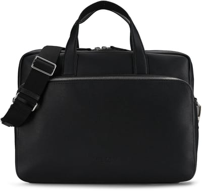 Marc O'Polo business tas laptoptas met laptopvak Fred Business Bag Black zwart
