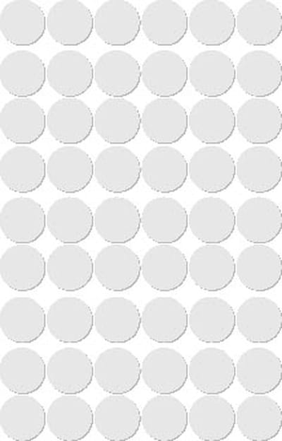 Apli ronde etiketten in etui diameter 13 mm, wit, 210 stuks, 35 per blad (2661)