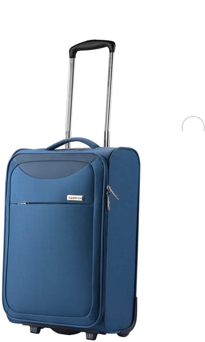 CarryOn Air Upright Handbagage Koffer – 55x35x20cm - Zachte Trolley met voorvak - 37 Liter - Slechts 1,8kg - Blauw