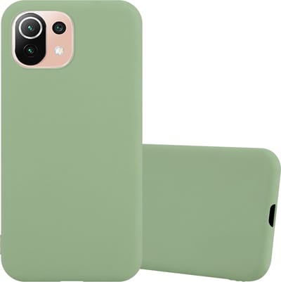 Cadorabo Hoesje geschikt voor Xiaomi Mi 11 LITE (4G / 5G) / 11 LITE NE in CANDY PASTEL GROEN - Beschermhoes gemaakt van flexibel TPU silicone Case Cover