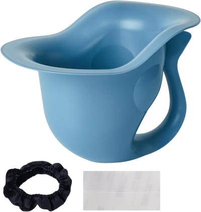 Kinderpotje Visvorm - Draagbaar Toilet - Zindelijkheidstraining - Stabiel en Veilig - 14 x 14 x 1955 cm - Blauw