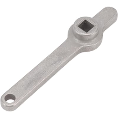 Clé de radiateur Acier inoxydable 304 Clé de purge de radiateur Trou 5 mm Noyau Plomberie Clé de purge gray