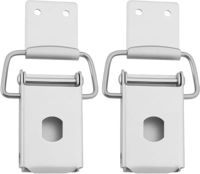 2 Stuks Aluminium Vergrendeling met Hefspanning voor Gereedschapskist en Opbergdozen