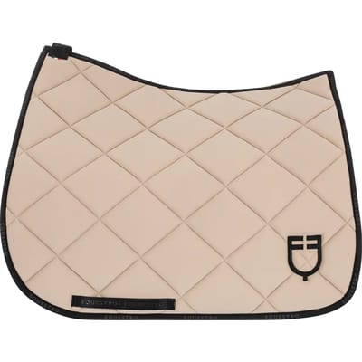 Dressuurtapijt voor paard van technische stof met logo Equestro